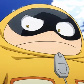 💛 b2068674 Fat Gum My Hero Academia anime, kartun, pahlawan, Fat Gum, My Hero Academia, imut, kawaii telegram sticker