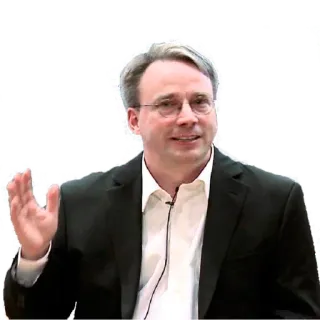 😶 67edce48 Linus Torvalds Линус Торвальдс, Разработчик ПО, Создатель Linux, Информатик whatsapp sticker