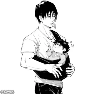 🖤 37cf207d @HAWKS Anime, Manga, Personaggio, Arte telegram sticker