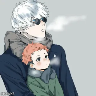 🖤 7b7b455f Gojo Satoru Jujutsu Kaisen Anime, Fanart, Personaggio, Gojo Satoru, Jujutsu Kaisen, Personaggio anime telegram sticker