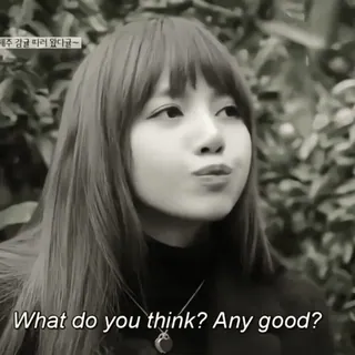 🎧 bd4400c1 What do you think? Any good? whatsapp sticker