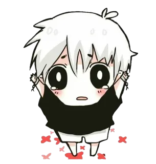 🙄 0761fd25 Anime, Chibi, Triste, Pleurs, Dessin animé, Mignon telegram sticker