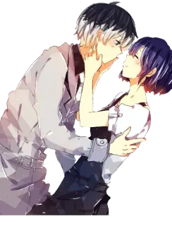 😘 9975f459 Anime, Couple, Amour, Romance, Manga telegram sticker