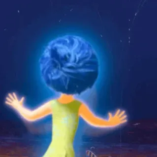 🤖 eb9c1b83 Joy Inside Out Joy, Inside Out, cartoon, character, happy, emotion telegram sticker