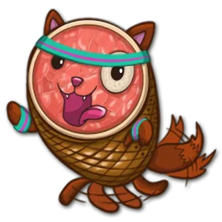 💪 596c0bba Desenho animado, Animal, Fofo, Adesivo telegram sticker