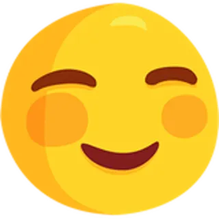 ☺️ a16108fa อีโมจิ, ยิ้ม, มีความสุข, ใบหน้า, เขินอาย whatsapp sticker