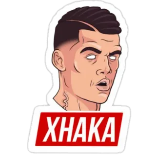 🎖 8eca1263 XHAKA whatsapp sticker