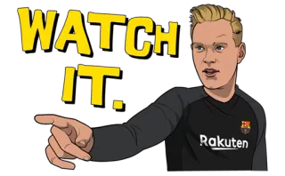 🤓 fba5dcc4 WATCH IT. 手表, 指, 人, 男人, 乐天 whatsapp sticker