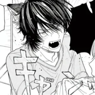 🎬 7a8f7b2b kucing, telinga, anime, manga, taring, hewan, mencengkeram telegram sticker