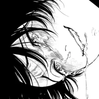 🎬 85b9efd3 sedih, menangis, manga, air mata, emosi telegram sticker