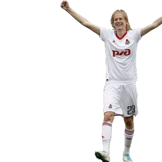 ✊ e9e51585 calciatore, calcio, atleta, sport, celebrazione, abbigliamento sportivo whatsapp sticker