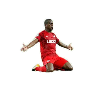 👐 47ad1fdb LUKOIL soccer, football, sports, athlete, player, red jersey, LUKOIL telegram sticker