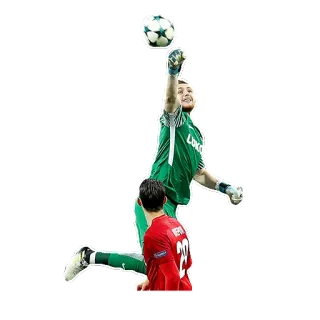 👽 6311df28 soccer, football, goalkeeper, sports, player, athlete telegram sticker
