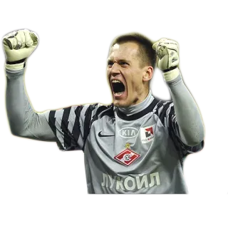 ✊ dcaa44a6 goalie, soccer, sports, celebration, athlete telegram sticker
