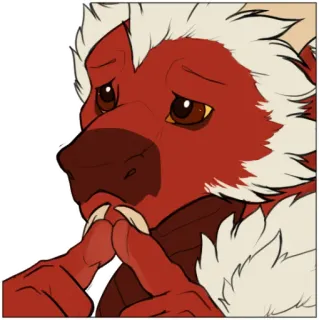 ☺️ 30e97679 sedih, furry, antro, kartun, ilustrasi, menangis whatsapp sticker