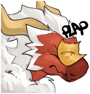 🧀 f1845032 PLAP naga, binatang, kartun, stiker, fantasi whatsapp sticker