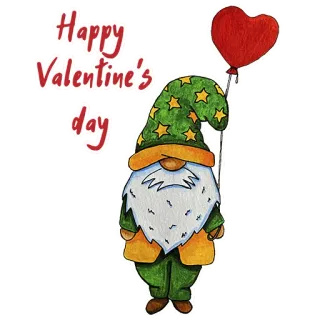 February by @ocennyy_art telegram stickers