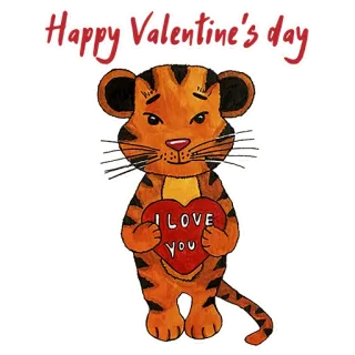 🐯 9f5a9df2 Happy Valentine's day
I LOVE YOU バレンタインデー, 愛, 虎, ハート, 可愛い, 挨拶 telegram sticker