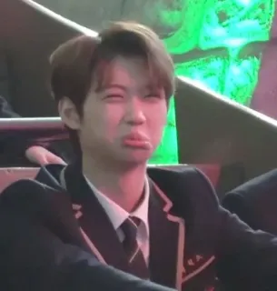 🌟 15429164 persoon, grijns, gezichtsuitdrukking, portret, Koreaans, jongen telegram sticker