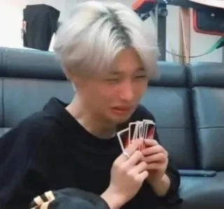 🌟 2c798279 huilen, verdrietig, kaarten, boos, emotioneel, persoon telegram sticker