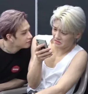 🌟 46a09663 mannen, gezichtsuitdrukking, telefoon telegram sticker