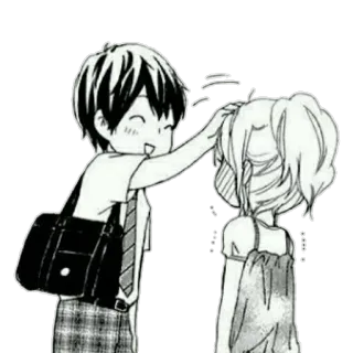 😊 a0cb9ea4 anime, manga, love, school, romance telegram sticker