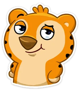 😊 8c6bcfbb Dessin animé, Animal, Ours, Mignon, Autocollant telegram sticker