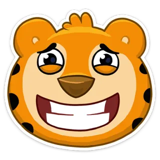 😀 dc7d89dd ours, animal, autocollant, emoji, dessin animé, mignon telegram sticker