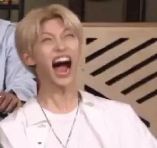 😱 ef90dbd7 กรีดร้อง, ตื่นเต้น, ตลก, คน, สีหน้า whatsapp sticker