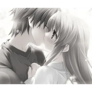 ❤️‍🔥 3866a778 Anime, Bacio, Coppia, Romance, Amore telegram sticker