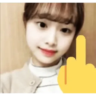 🙂 6528f0b8 Emoji, Dito medio, Offensivo, Gesto, Umore, Espressione telegram sticker