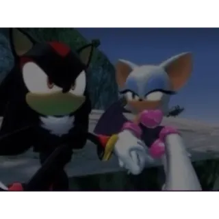 💗 66919a19 Shadow the Hedgehog Shadow the Hedgehog, Rouge the Bat, Sonic the Hedgehog, Personaggio videogioco, Cartone animato, Anime, Sticker telegram sticker