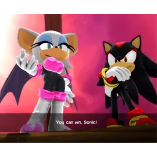 🫦 692f839b Sonic You can win, Sonic! videogioco, Sonic, Shadow, Rouge telegram sticker
