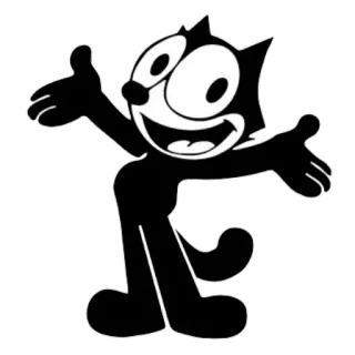 Felix the cat ❤kitty❤ telegram stickers