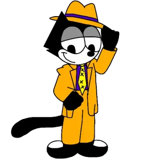 🍡 a4aa2f89 Kartun, Karakter, Topi, Setelan, Aneh, Vintage telegram sticker