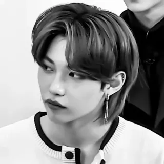 🌟 53f622ca Felix Felix, Stray Kids, K-pop, idol, music, singer, earring telegram sticker