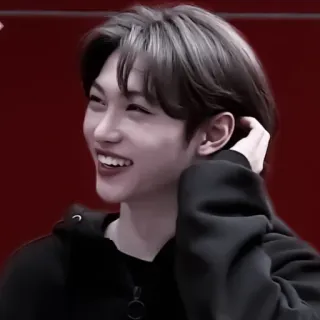 🍅 d8bcb32c Felix kpop, 가수, 아이돌, 스트레이키즈, 한국, 웃는 telegram sticker
