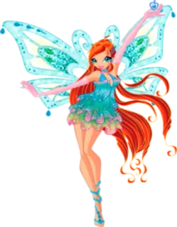 🧚‍♀ 0b5fe7f6 Bloom Winx Club wróżka, magia, skrzydła, Bloom, Winx Club, kreskówka telegram sticker