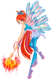 🧚‍♀ d8d00ad0 Bloom Winx Club wróżka, Bloom, Winx Club, magia, skrzydła, kreskówka telegram sticker