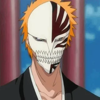 🔥 0f8b61e1 Ichigo Bleach Anime, Mặt nạ, Ichigo Kurosaki, Hollow, Bleach, Manga telegram sticker
