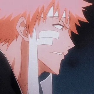 🔥 e07df319 Ichigo Bleach Anime, Manga, Ichigo Kurosaki, Bleach, tóc cam, Shonen telegram sticker