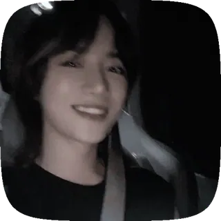 🤭 05730152 人物, 肖像, 微笑, 黑发, 休闲 telegram sticker