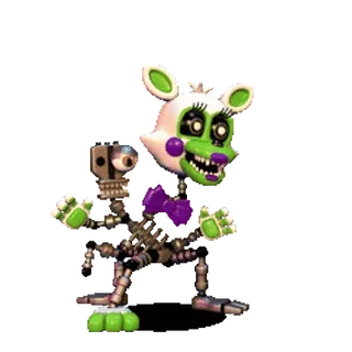 🤖 2c95956c Mangle Five Nights at Freddy's animatronic, robot, dier, griezelig, monster, FNAF telegram sticker