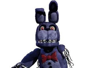 🐰 ff33ae12 Bonnie Five Nights at Freddy's Animatronic, Horror, Videogame, Eng, Monster telegram sticker