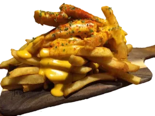 🍟 0f6bc40a kentang goreng, kentang keju, makanan, camilan, makanan cepat saji, makan siang, makan malam telegram sticker