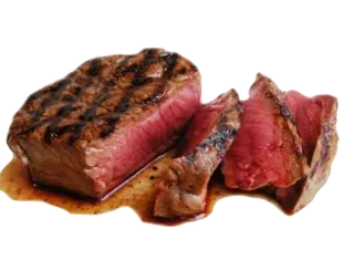 🍖 221cec19 steak, daging sapi, makanan, panggang, daging, setengah matang telegram sticker