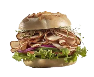 🍔 3b682847 sandwich, makanan, makan siang, kalkun, sayuran, sehat, lezat, roti telegram sticker