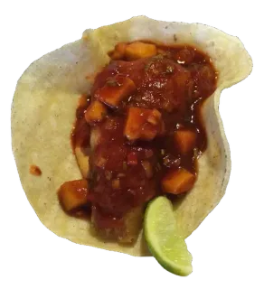 🍖 409cbd22 Taco, Makanan, Makanan Meksiko, Tortilla, Salsa, Jeruk Nipis telegram sticker