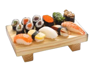 🍣 608c8caa Sushi, Makanan, Masakan Jepang, Nigiri, Maki, Makanan laut, Nasi, Makanan tradisional telegram sticker
