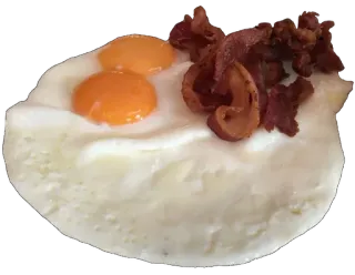 🍳 706c4594 telur, bacon, sarapan, makanan, telur ceplok, daging telegram sticker